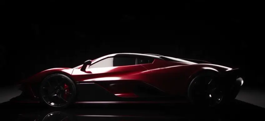 Сгенерированный автомобиль с другим силуэтом кузова
