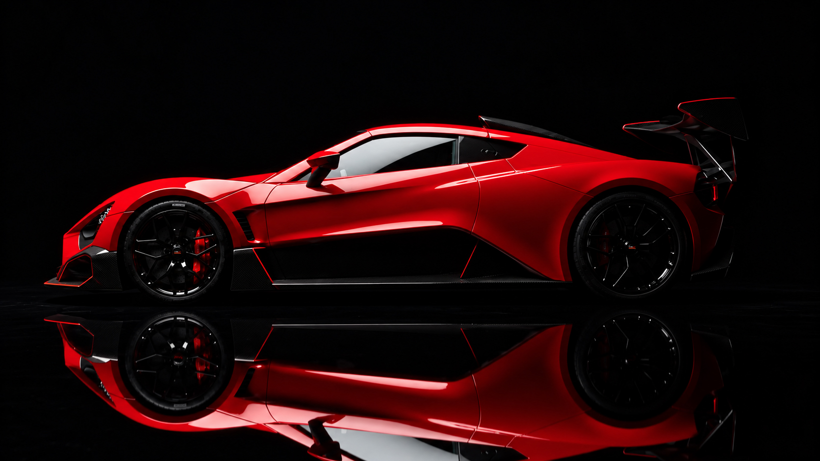 Красный Zenvo TSR-S